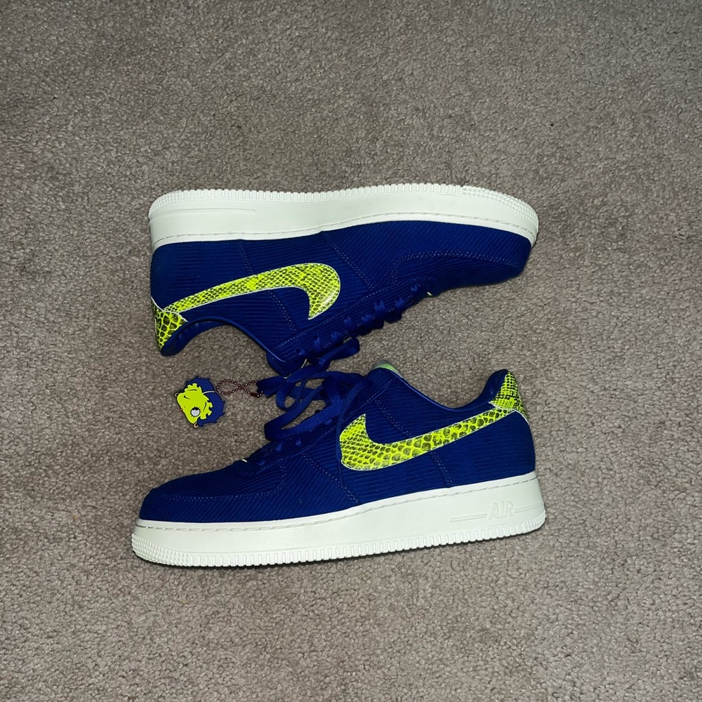 Nike Betty boop Air Force Ones Royal Blue Sneakers